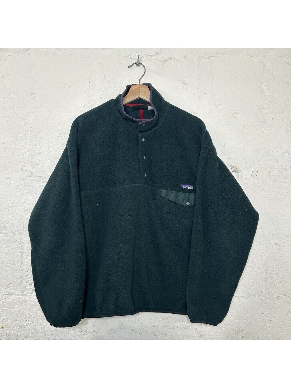 Vintage Patagonia Synchilla T-Snap Pullover Fleece “Green”